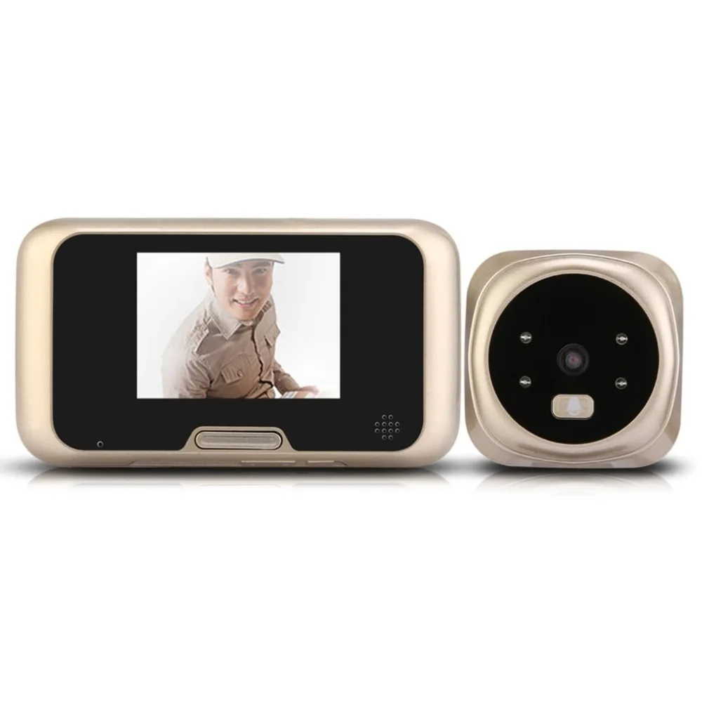 3,0 дюймов TFT ЖК-дисплей цифровой Беспроводной дверной звонок зум Камера глазок 160 градусов широкий угол обзора Ночное видение ABS Smart дверной