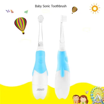 

Cartoon Baby Electric Toothbrush Sonic Vibration Tooth Brush Children Teethbrush Waterproof Tooth Brush Oral Hygiene Led Light