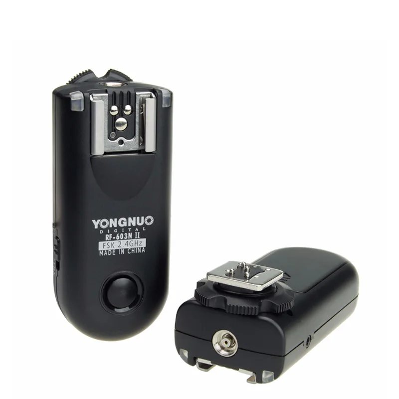 Триггер Flash Trigger Yongnuo 2 приемопередатчика для NIKON D90 D600 D7100 D7000 D5100 D500 D800 RF603N N1 N3 ii RF 603 |