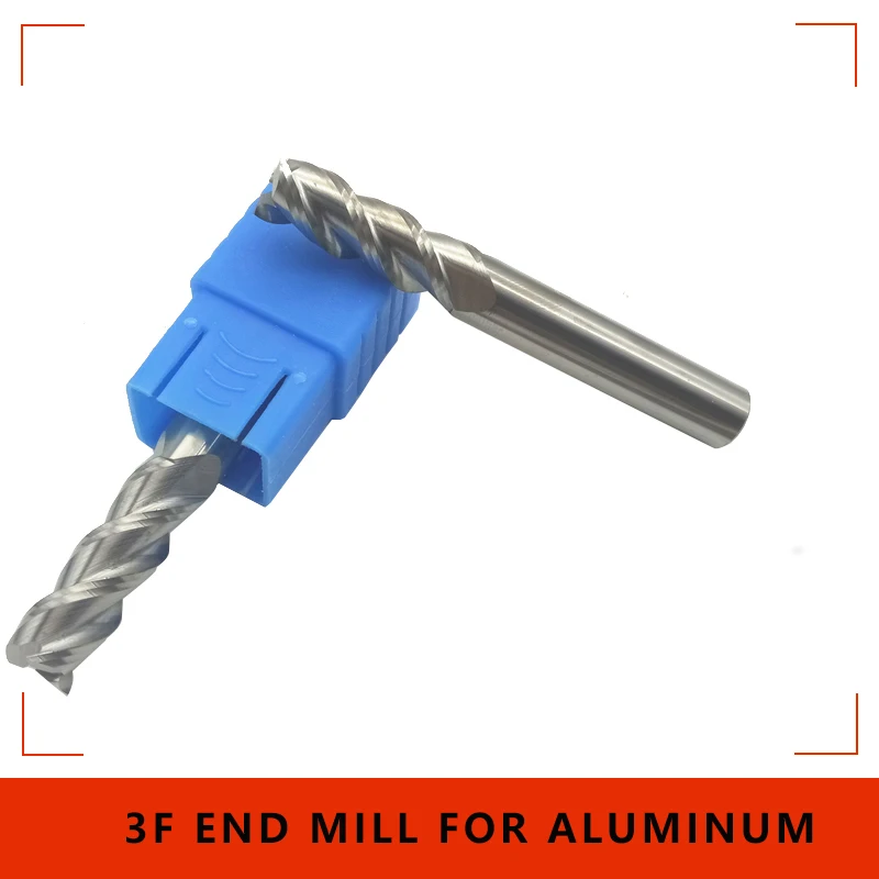 10MM End Mill for Aluminum 1PCS HRC50 D10*25*75L Spiral Straight Shank