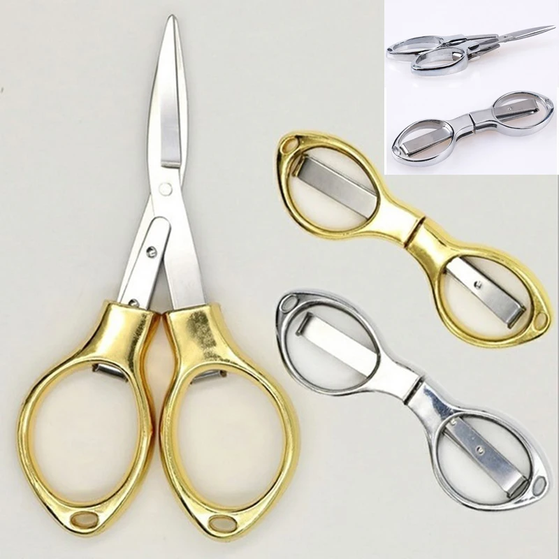 Silver Stainless Steel Glass Shaped Folding font b Line b font font b Fishing b font