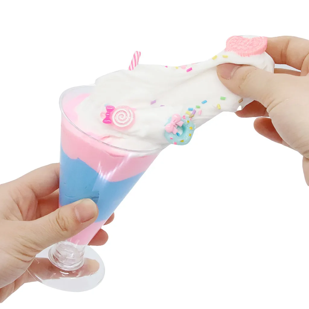 

Fluffy mucus foam ball clay ice cream slice clay can be mucus putty scented pressure kids mud plasticine plasticine toys 5.31