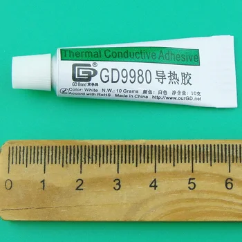 

NOYOKERE Top Quality Thermally 4pcs Conductive Adhesive Glue GD9980 Heat Sink Plaster With Adhesive White Net Weight 10 Grams