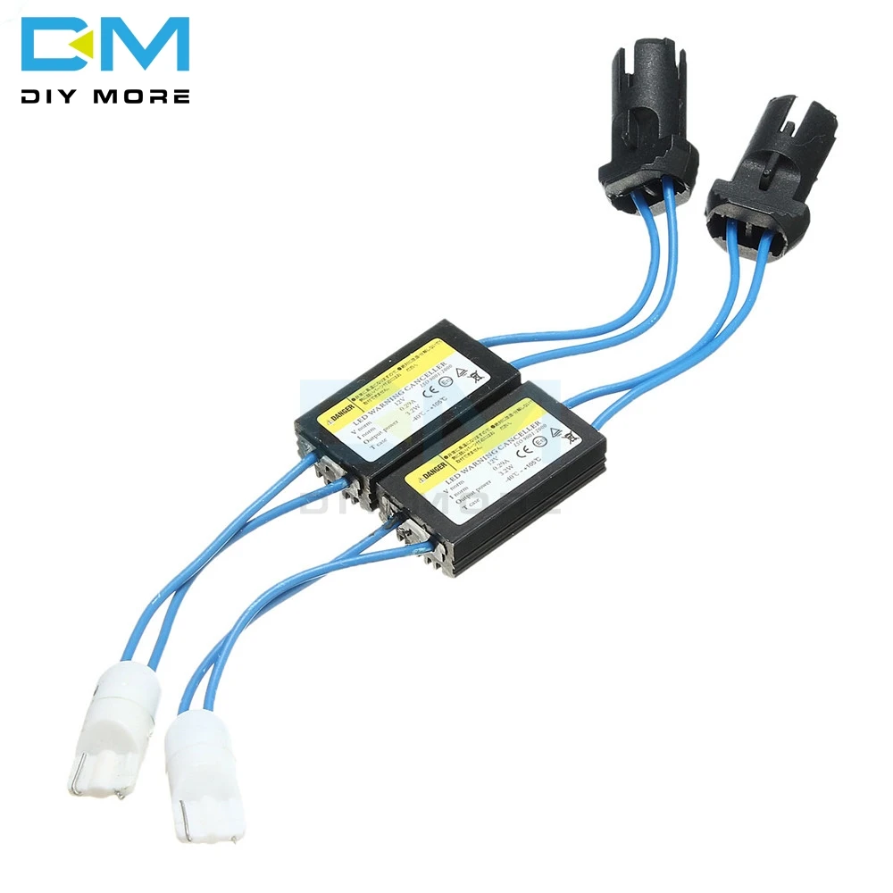 

12V LED Warning Canceller Decoder 501 T10 LED 194 W5W NO Canbus OCB Error Load Resistor