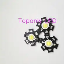 3 w bridgelux чипы высокой мощности Светодиодная лампа с звездной печатной платой 220-240lm 12000 k холодный белый diy части для светодиодного аквариума/освещения для выращивания