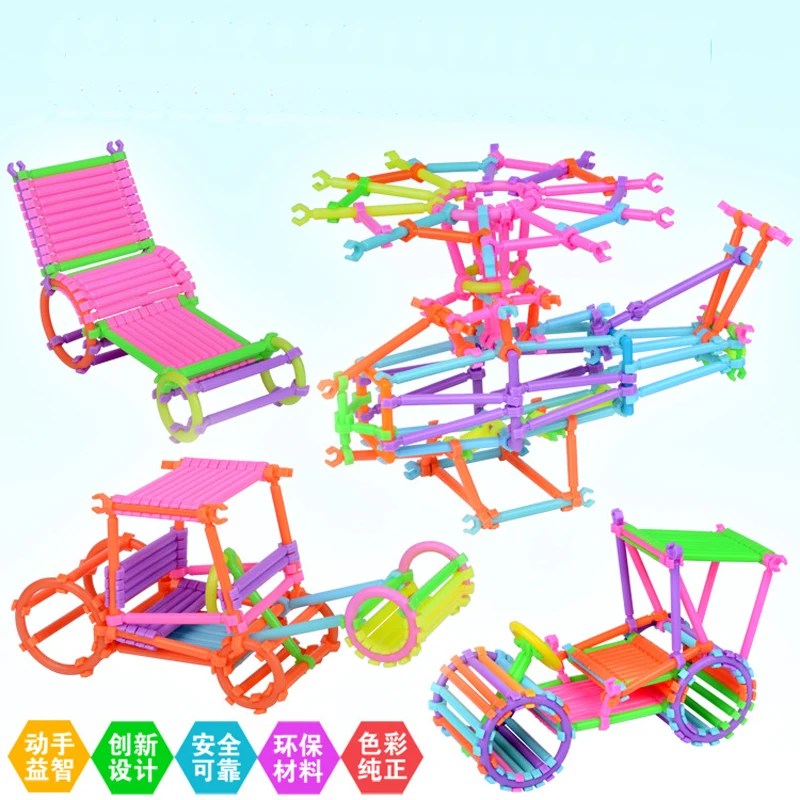 

500/1000pcs clever Sticks Creative Building Blocks Changeable Toy Kids Best Gift