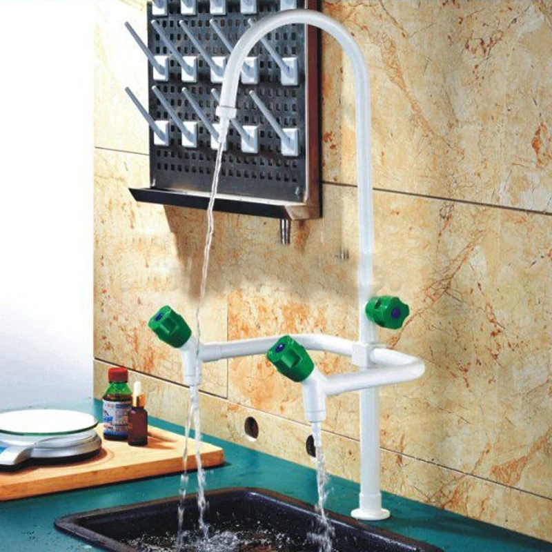 

Brand new Laboratory Water Tap three sets of elbow elbow angle faucet Triple Water faucet