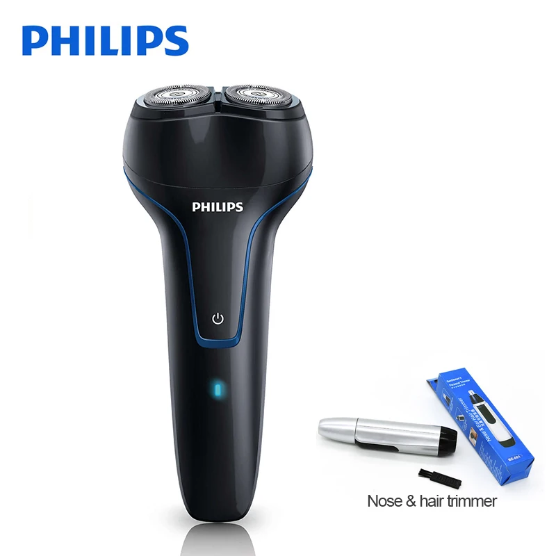 

100% Original Philips Electric Shaver PQ226 Rechargeable With Two Floating Heads Facial Contour Tracking For Men Electric Razor