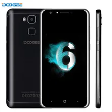 4G DOOGEE Y6 C 16 GB/2 GB Identification Des Empreintes Digitales 5.5 ”2.5D Android 6.0 MTK6737 64-Bit Quad Core BT OTA WIFI GPS FM Double SIM