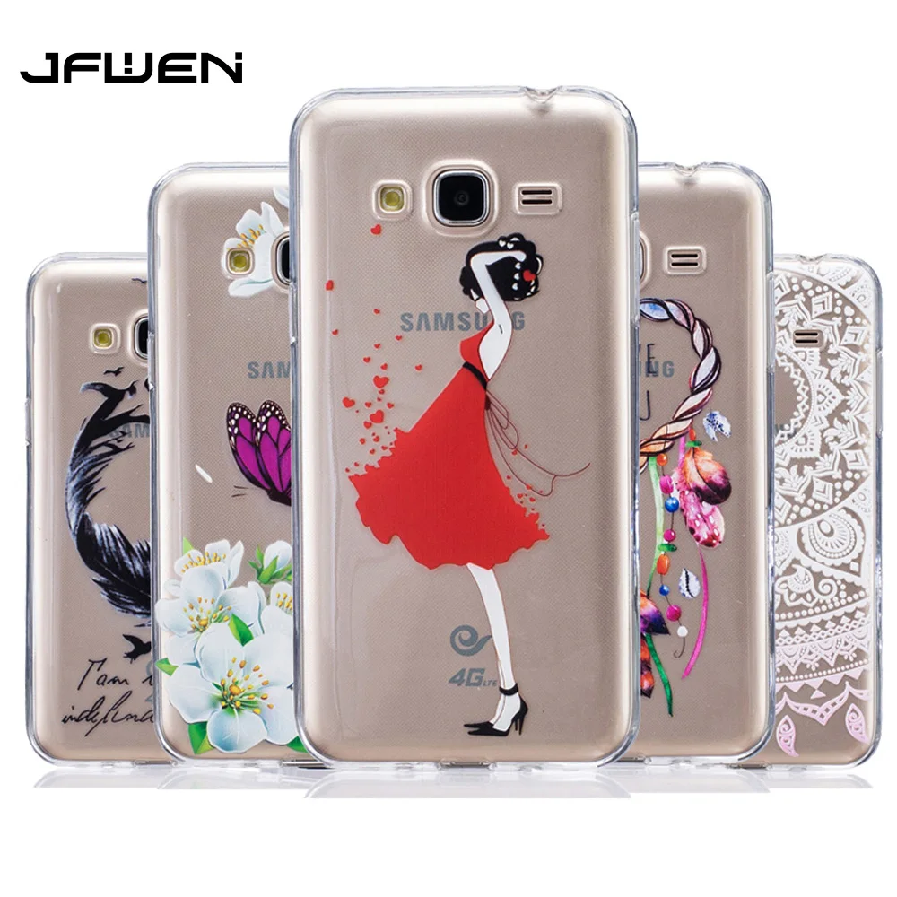 Jfwen мягкий чехол для Samsung Galaxy J3 2016 j310 j310f J320 j320f прозрачная крышка телефона|silicon case for