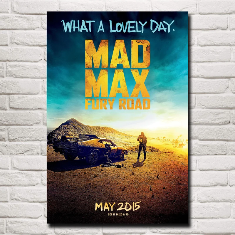 

Mad Max Fury Road Movie Art Silk Fabric Poster Print Wall Home Decor Pictures 12x18 16X24 20x30 24x36 Inches Free Shipping