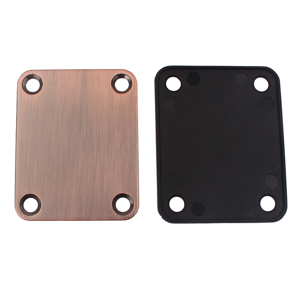 Electric Guitar Steel Neck Plate Stringed Instruments  Guitar Replacement Neck Plate for Tele Telecaster Guitar Neck Joint Board