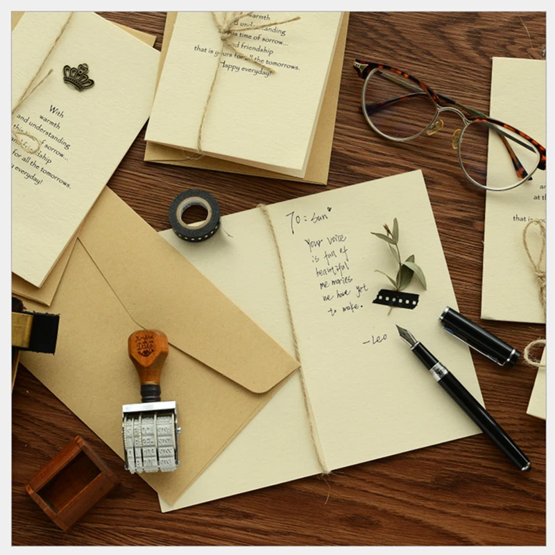 10PCS Creative Business Party Birthday Invitations Card Decoration Romantic Wedding Supplies Wish | Дом и сад
