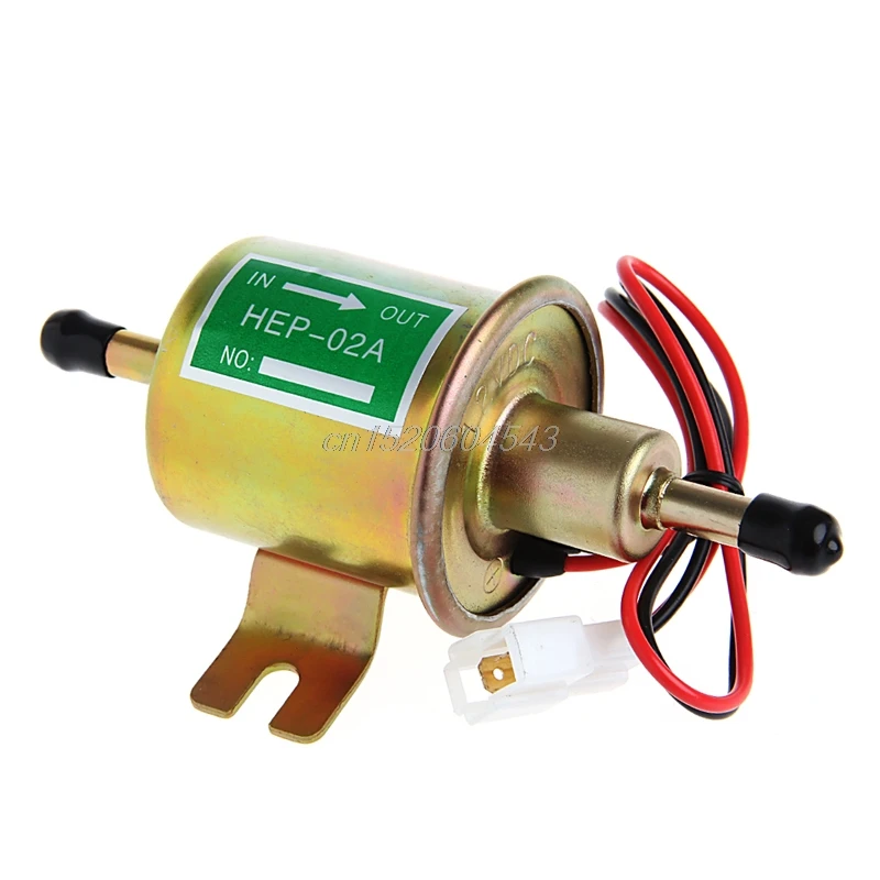 

12V Universal Gas Diesel Inline Low Pressure Car Electric Fuel Pump Oil for Diesel & Petrol Engines R06 Drop Ship