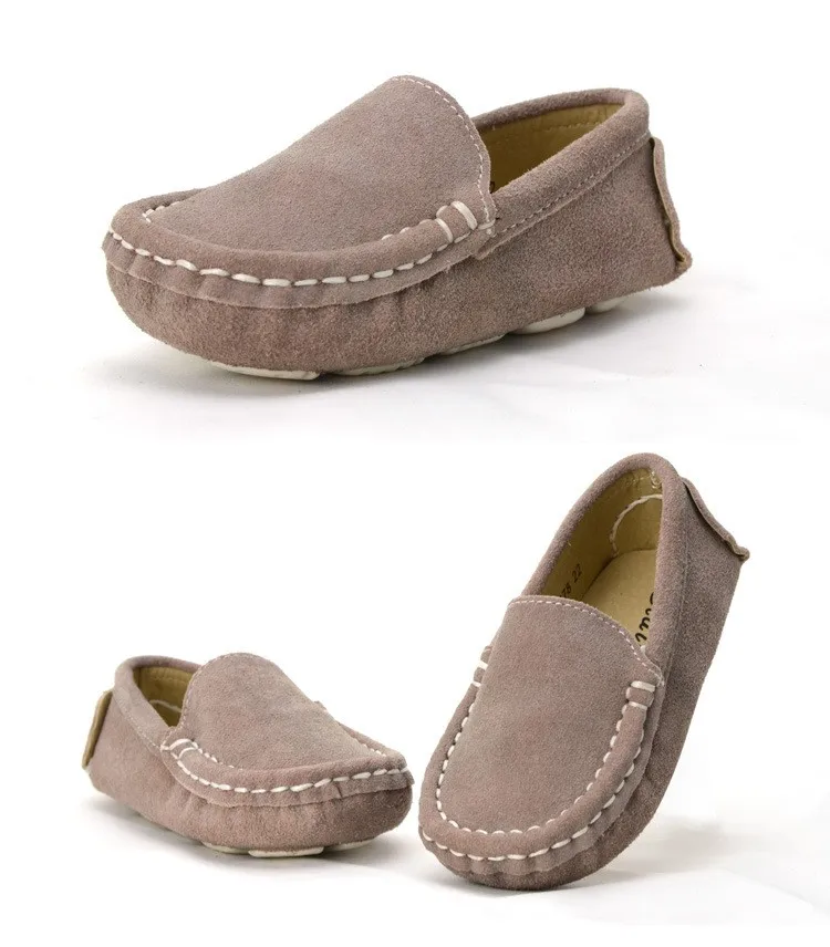 Qgxsshi весна осень дети Лоферы для женщин для мальчиков и девочек Пояса из натуральной кожи Обувь для мальчиков девочек повседневная обувь дышащие Спортивная обувь