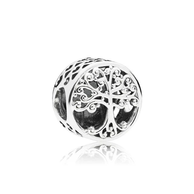 

Kristie 100% 925 Sterling Silver 1:1 New 797590 FAMILY ROOTS OPENWORK CHARM Beaded Original Jewelry Women's Gift