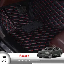Пользовательские подходят могут быть использованы для грузовых автомобилей внутренние аксессуары для леворульных автомобилей, автомобильные коврики для Passat 2012 2013