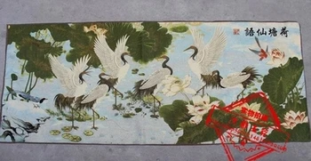 

Decorative paintings of cranes dancing in antique collections