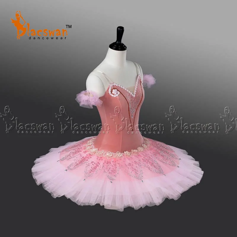 Розовый балетный костюм Le Corsaire, классическая юбка-пачка в виде росы для сада, платье-Щелкунчик, костюм феи из сахарной сливы, BC012