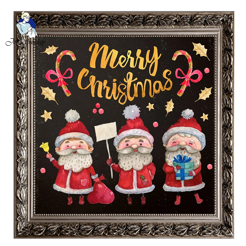 

JOY SUNDAY Diamond Embroidery Merry Christmas 5D Diy Diamond Painting Full Sale Rhinestone Mosaic Flower Crafts Home Decoration8
