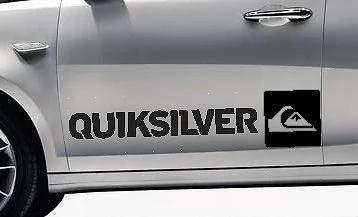 Для 2x Quicksilver surf логотип винил автомобиля/Ван графическая наклейка наклейки любой цвет VW#1 стайлинга автомобилей