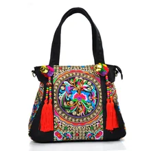 Случайный узор Цвет 3 шт./упак. женская сумка сумки вышивка кисточка ручной работы сумки агент по рекрутингу Прямая