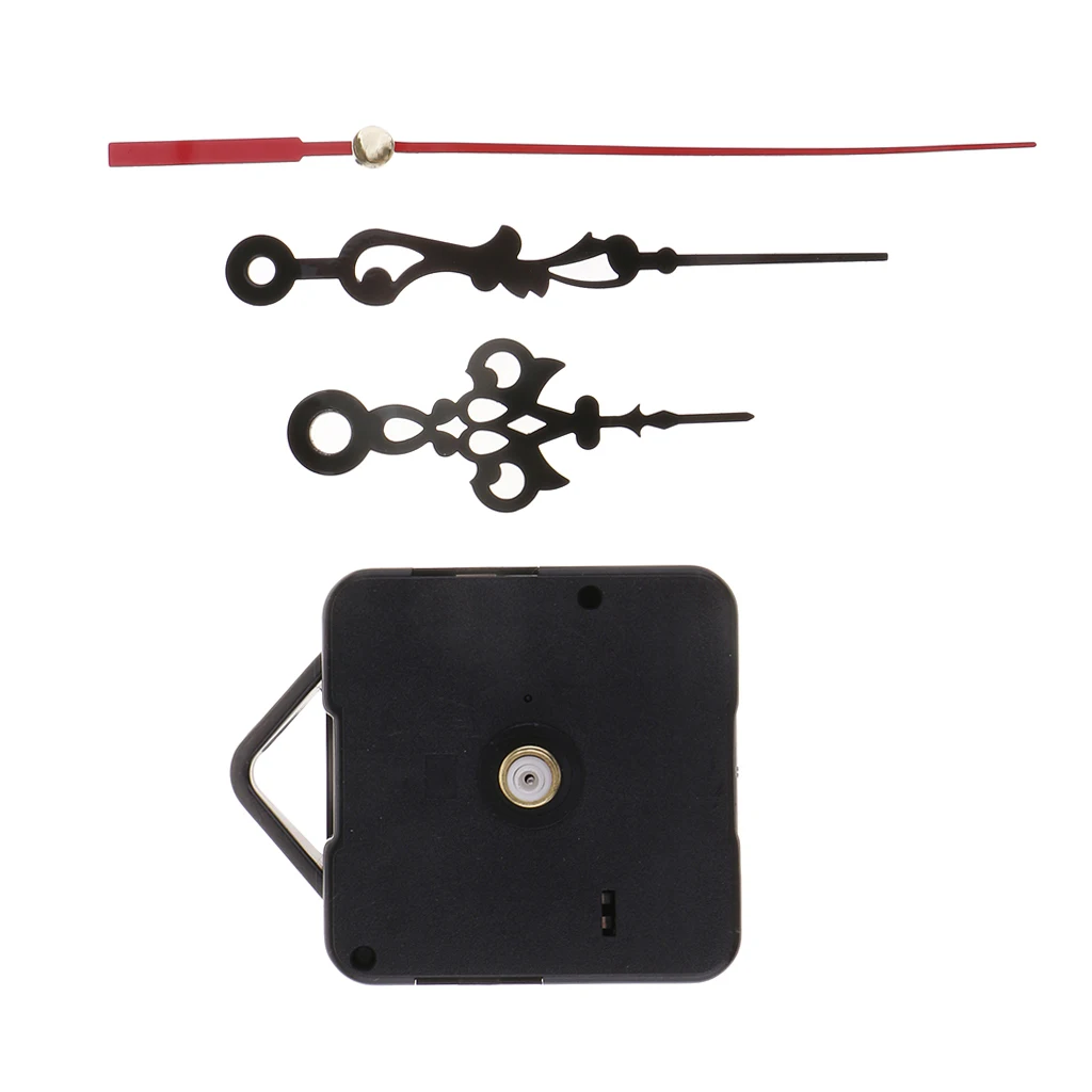 4 Sets Plastic Cross-Stitch Decoration Supply Quartz Wall Clock Mechanism Movement Diy Replacement Parts Repair Kits