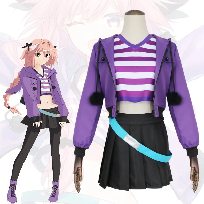 Fate/Apocrypha Astolfo Casual Dress Cosplay Costume Sportwear T shirt ...