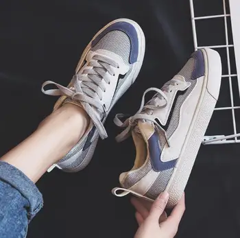 

Womens Chunky Sneakers Harajuku 2019 Spring Fashion Basket Women Platform Shoes Street Beat Flat Shoes Zapatos Mujer