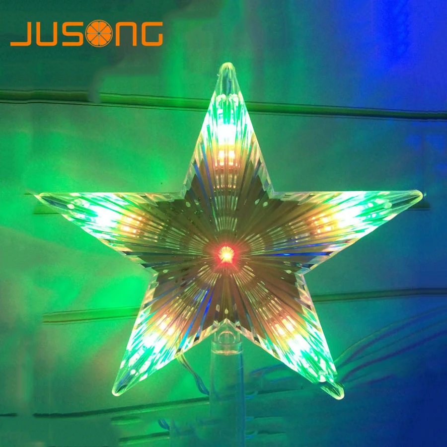 Jusong Christmas Tree Top Star Led String Indoor Fairy Lights Jusong Christmas Tree Top Star Led String Indoor Fairy Lights Curtain Xmas Wedding Decoration Party Garden Holiday