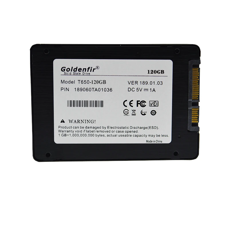 Goldenfir Самая низкая цена SSD 120GB твердотельные диски 2,5 ssd 120gb жесткий диск внутренний диск для ноутбука Настольный ПК