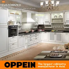 Гуанчжоу Лучшие продажи Белый Кухонный шкаф массива березы из Афина OP14-007