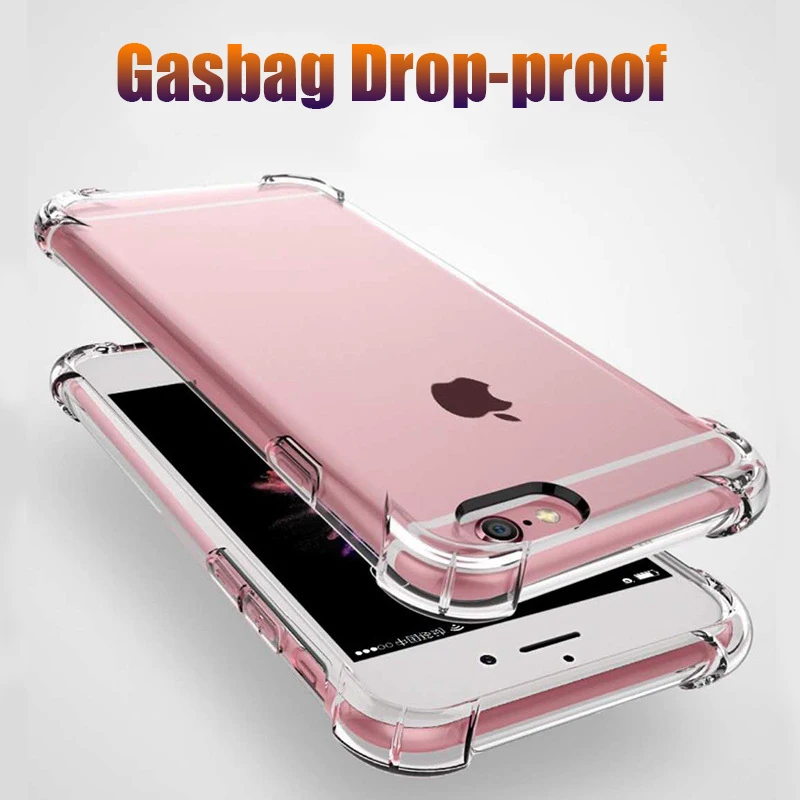 

Gasbag Case for iphone XS MAX X 10 XR 6 7 6s 8 Plus SE 5 5S Soft TPU Clear Drop proof Cover for Samsung Galaxy S10 S8 S9 S10e