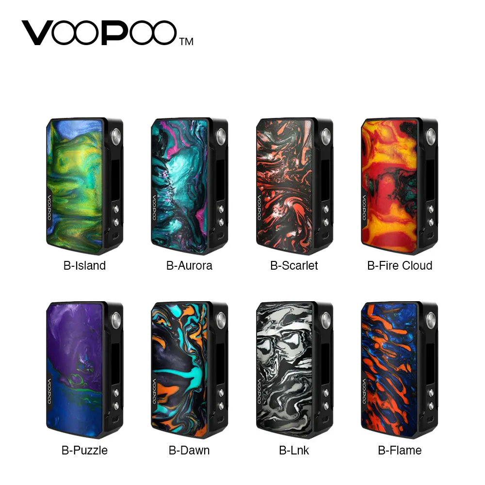 

Clearance VOOPOO DRAG 2 177W TC Box MOD VS Drag 157W Box mod Vape wi/US GENE Chip No 18650 Battery E-cigarette Box Mod VS GEN