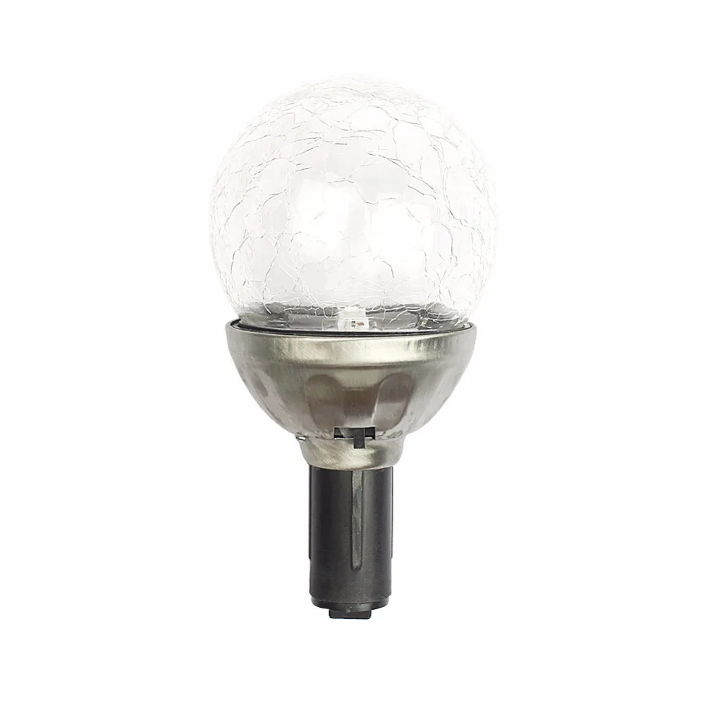Chiclits 4PCS LED Solar Energy Lamp of Stainless steel outdoor Color Changing Garden Lights Footpath Gardens Lawn Night Lights (6)