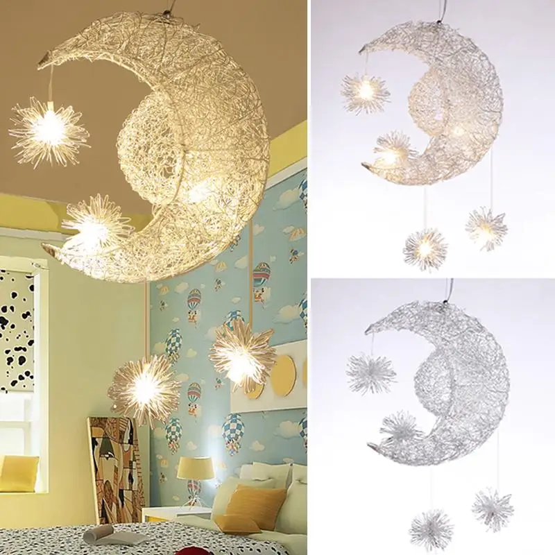 

LED pendant lamp modern fancy moon G4 bedroom living room light home decor