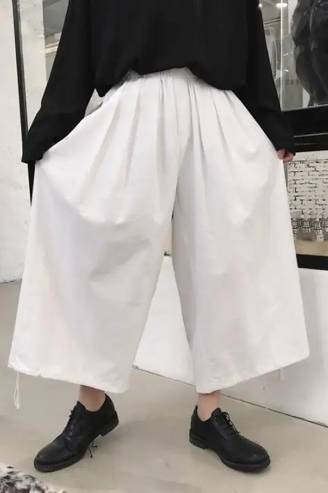 Индивидуальные модные штаны-шаровары, мужские свободные брюки, pantalones hombre, брюки-карго для мужчин, брюки-кюлоты, pantalon homme, белые