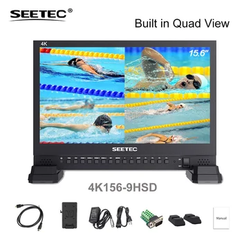 

SEETEC 4K156-9HSD 15.6 Inch professional studio monitors 3G SDI 4K 3840x2160 IPS hd broadcast LCD Quad Split Display