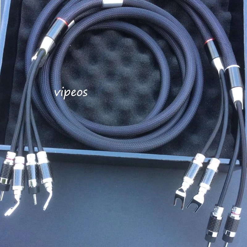 

DHL Shipping 2.5M Furutech - Speakerflux 04 2 Spades to 2 Bananas Speaker Cable