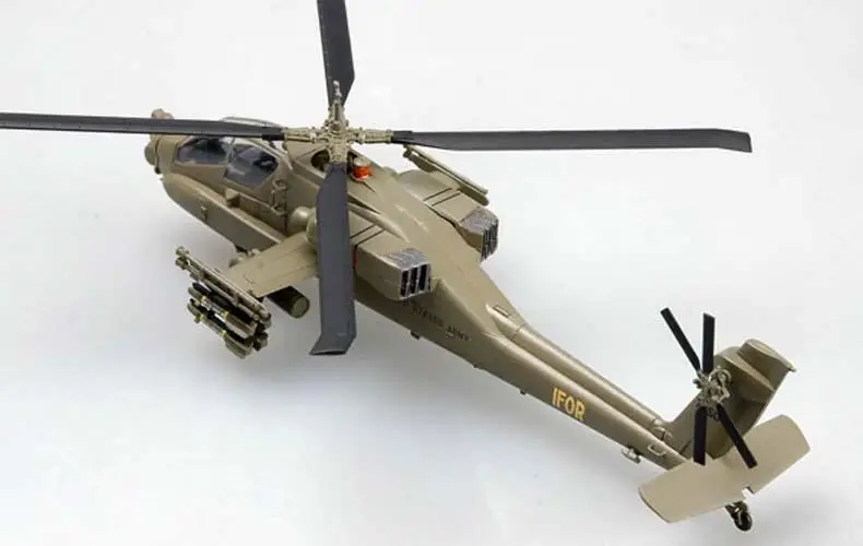 США Ач 64 Apache атака вертолет 1/72 самолет IFOR Боснию 1996 легкая модель| |