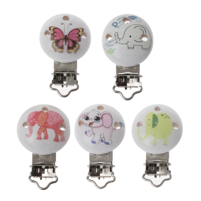 

Wooden Pacifier Clip Baby Pacifier Clips Dummy Clip DIY Pacifier Chain Accessory