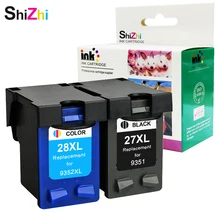 Чернильный картридж SHIZHI, совместимый с HP 27 XL 28xl для HP Deskjet serie 450 450CI 5550 3420 3520 3550 3650 3740 3845 принтер 4255