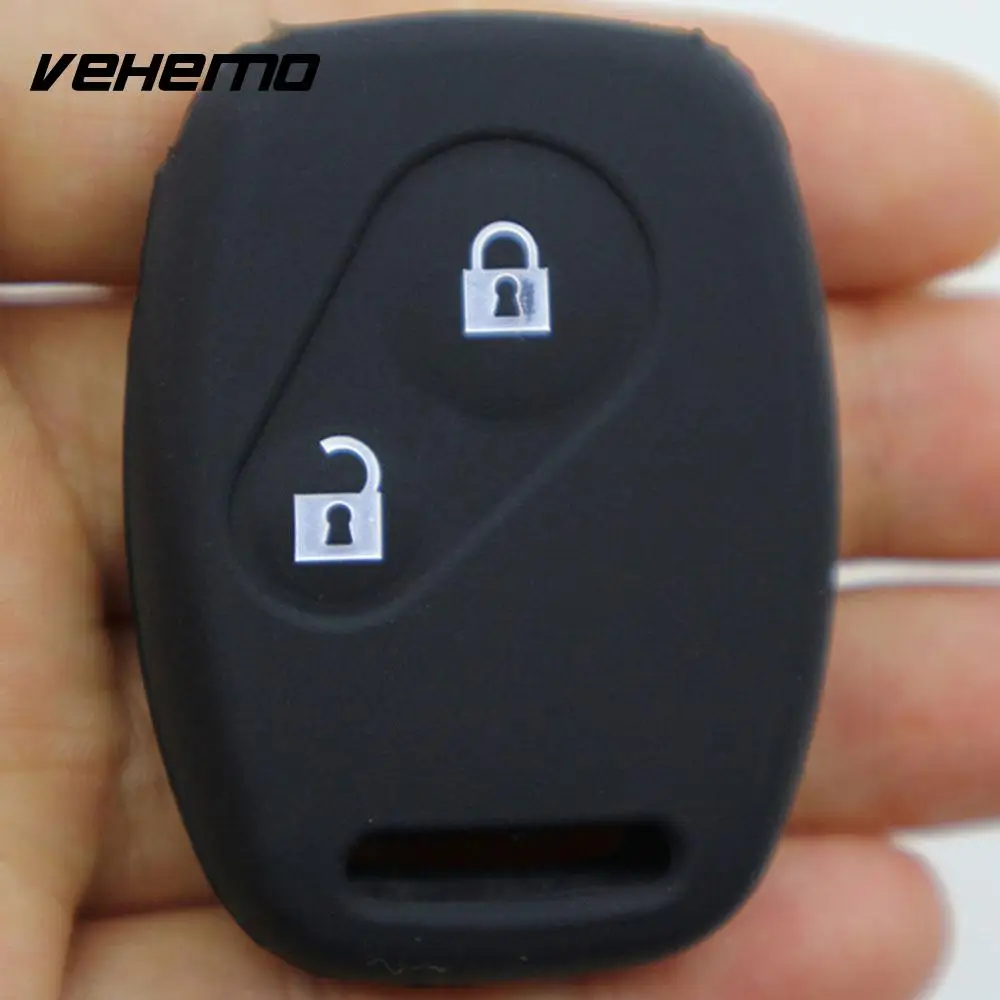 Vehemo силиконовый 2 кнопки Прочный Красивый Автомобильный ключ крышка наклейки для авто ключ оболочки дистанционного автомобиля ключ набор