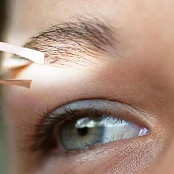 

2pcs LED Lights Stainless Steel Eyebrow Plucking Clip Eyebrow Tweezers, Oblique Mouth Tweezers Pliers Beauty Tools