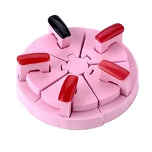 Женская модная розовая губка для маникюра, для салона, инструмент, Подсказка, дисплей, практическая подставка, держатель для маникюра, Рабочий стол