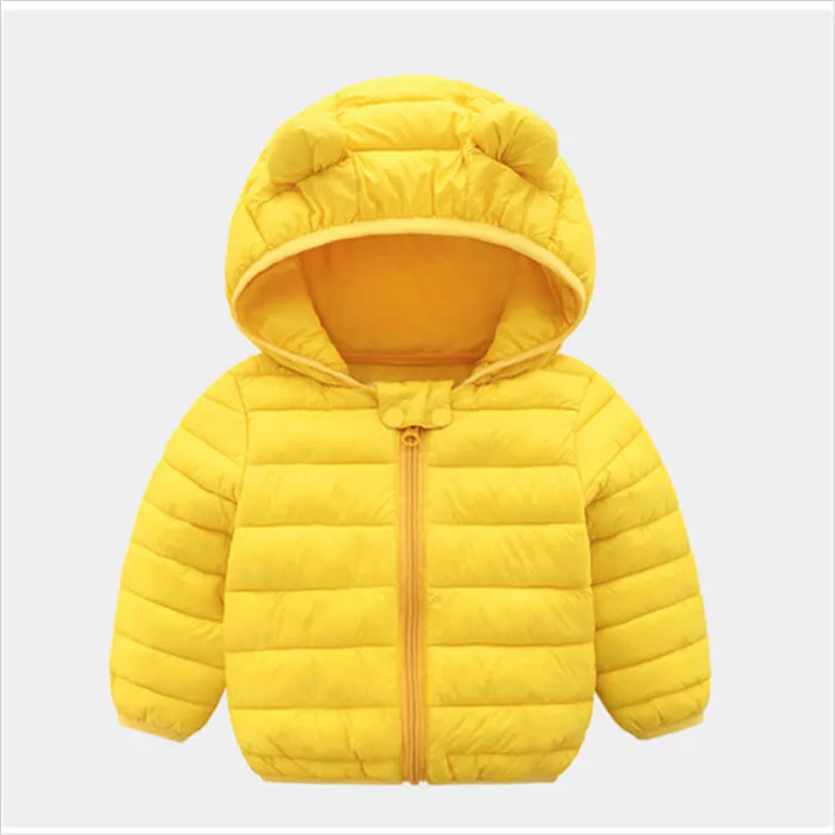 Fanfiluca Toddler Coat Black Hooded Warm Winter Coat Girls Cotton Waistcoat Infant For Baby Boy Jacket Kids Parka Outerwear007