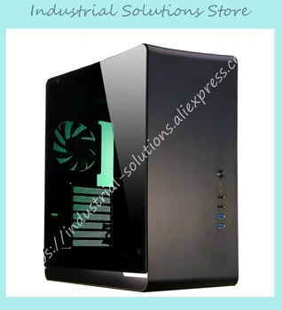 

New Computer Case UMX4 Black ATX Aluminum Tempered Glass Side Transparent Version Large-Panel Jonsbo Chassis