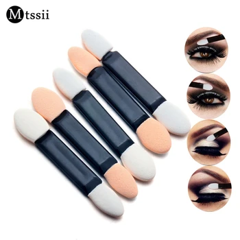 

Mtssii 20pcs/Set Double Ended Professional Sponge Make Up Brushes Supplies Portable Applicator Eye Shadow Brushes Cosmetic Tool