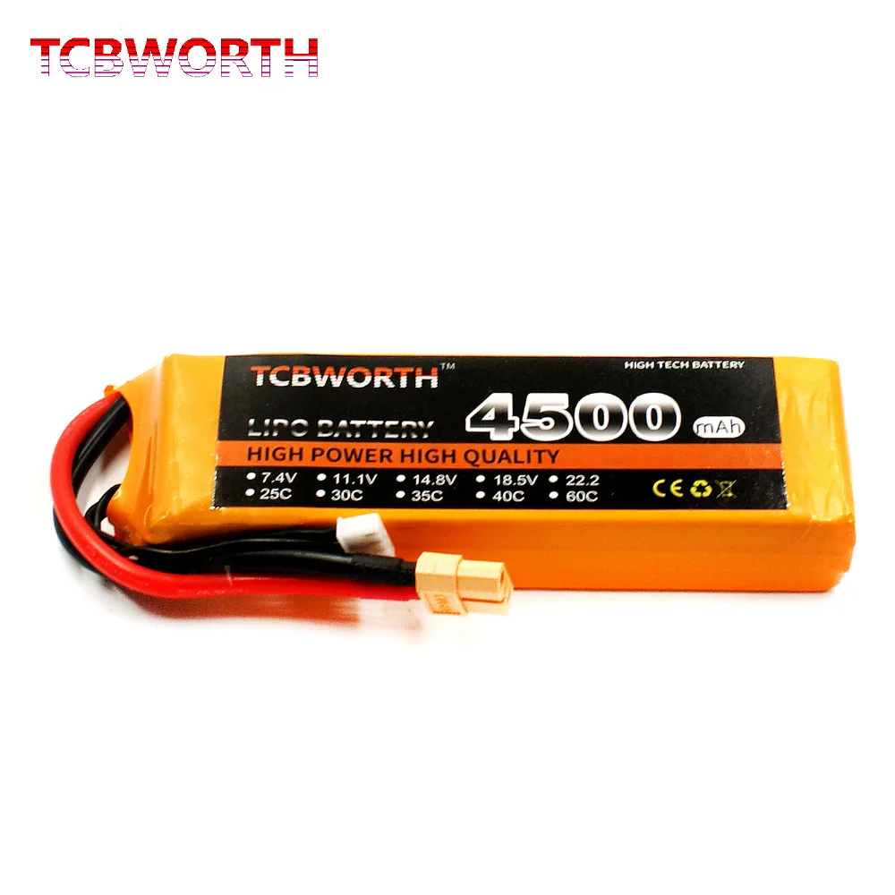 3S RC LiPo Батарея 11 1 V 4500 мА/ч 60C взрыв 120C для самолет и вертолет Quadcopter Лодки