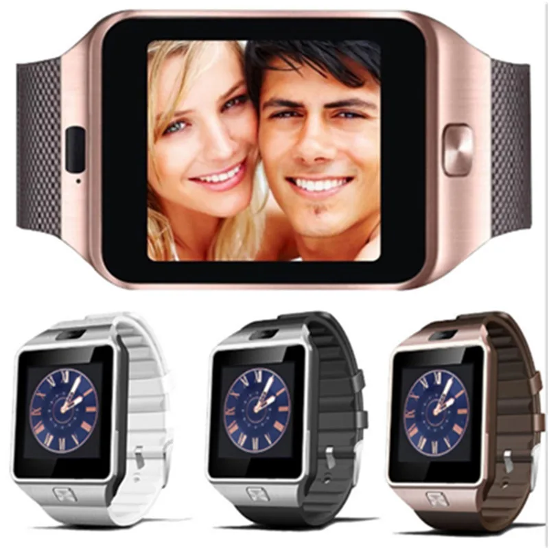 

Dz09 smart watch gold white black SmartWatch Bluetooth clock compatible with iOS Android for IOS sim card camera 1.56 inches